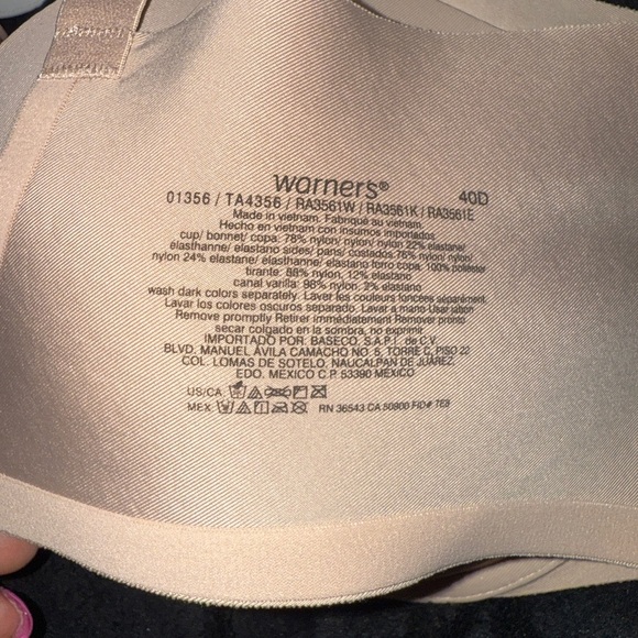 Warner's Beige and White Back Smoothing Bra Duo Set of 2 - Picture 7 of 13